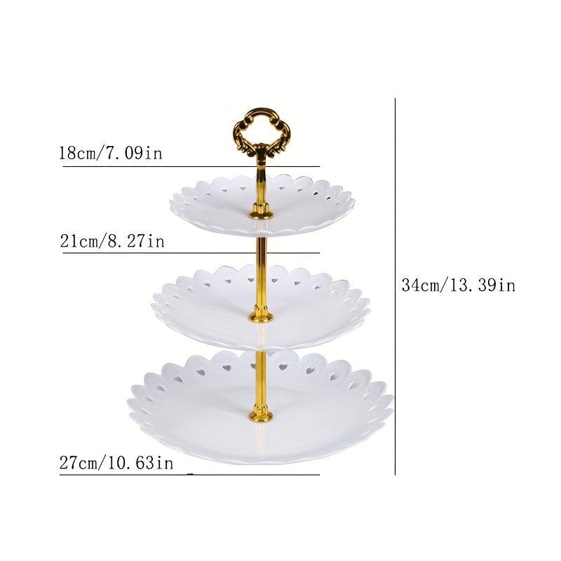 3-Tier Cake Stand Cupcake Display Wedding Party Tray Kitchen Supplies