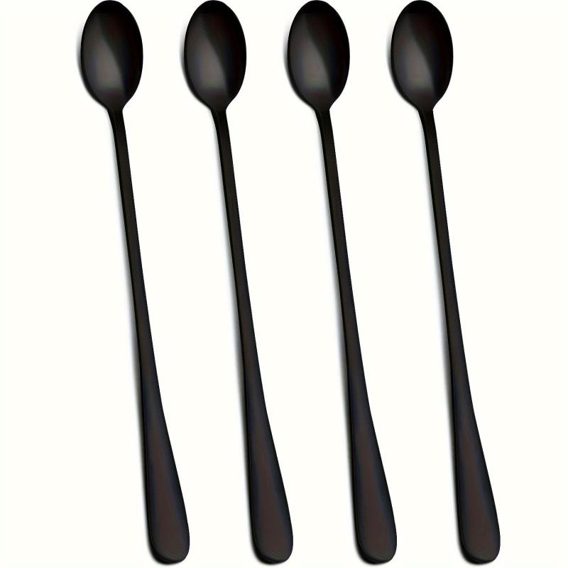 4pcs Stainless Steel Long Handle Ice Scoop and Coffee Spoon