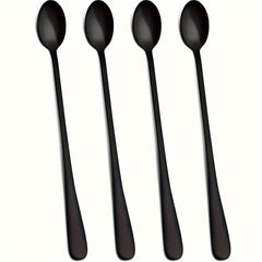 4pcs Stainless Steel Long Handle Ice Scoop and Coffee Spoon