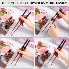 5Pcs Reusable Chopsticks Helpers Training Chopstick Hinges Connector