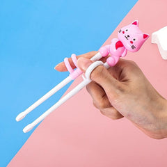 Kids Training Chopsticks Cartoon Design for Beginners