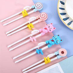 Kids Training Chopsticks Cartoon Design for Beginners