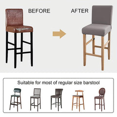 Stretch High Stool Cover Dining Chair Slipcover Protector