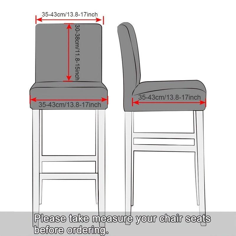 Stretch High Stool Cover Dining Chair Slipcover Protector
