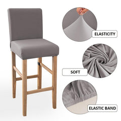 Stretch High Stool Cover Dining Chair Slipcover Protector