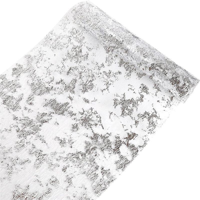 Golden Sequin Foil Metallic Mesh Table Runner