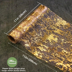 Golden Sequin Foil Metallic Mesh Table Runner