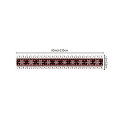 Snowflake Plaid Table Runner Festive Christmas Decor for Home & Parties