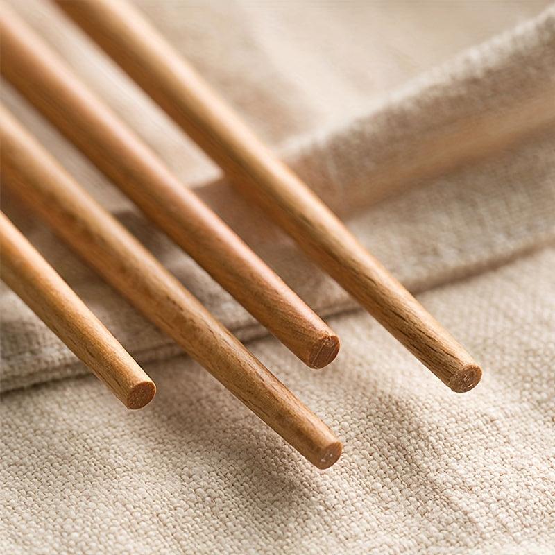 Extra Long Wooden Chopsticks Polished Beech Wood Anti-slip Kitchen Cooking Tools