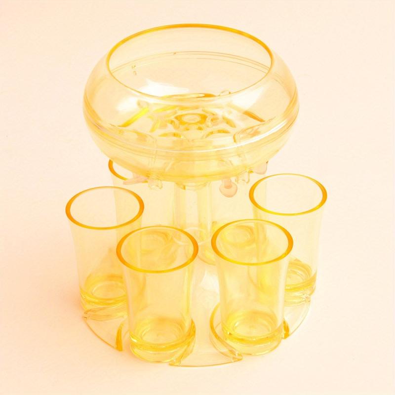 Shot Glass Dispenser And Glass Shot Cups Set for Home Bar Accessories