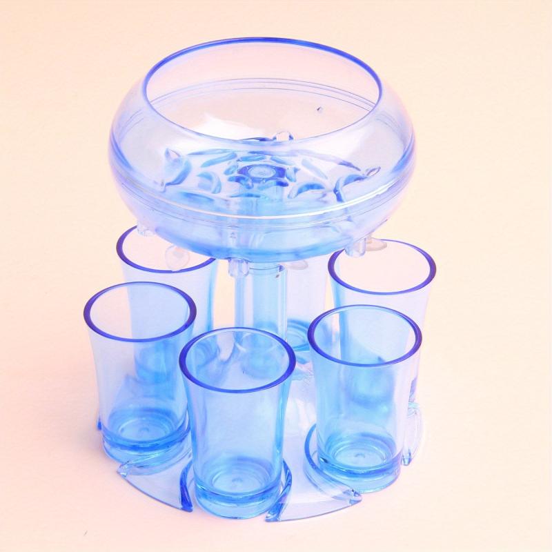Shot Glass Dispenser And Glass Shot Cups Set for Home Bar Accessories