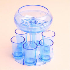 Shot Glass Dispenser And Glass Shot Cups Set for Home Bar Accessories