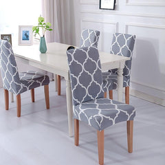Stretch Chair Cover For Dining Room Printed Stretch Dining Chair Sofa Cover