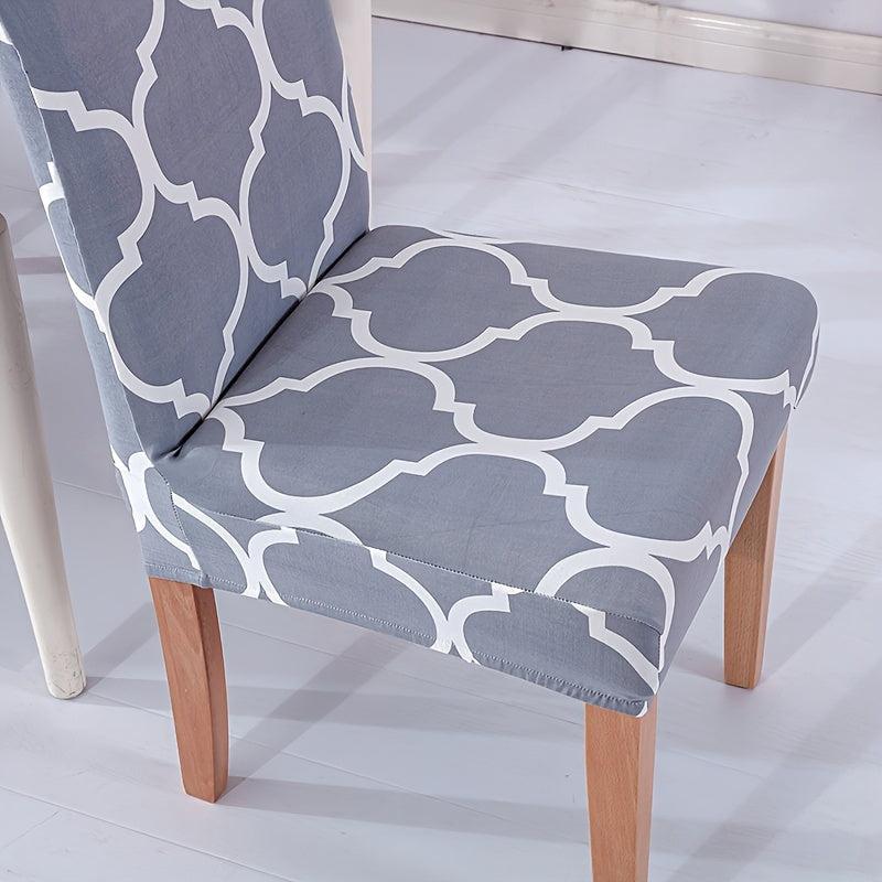 Stretch Chair Cover For Dining Room Printed Stretch Dining Chair Sofa Cover