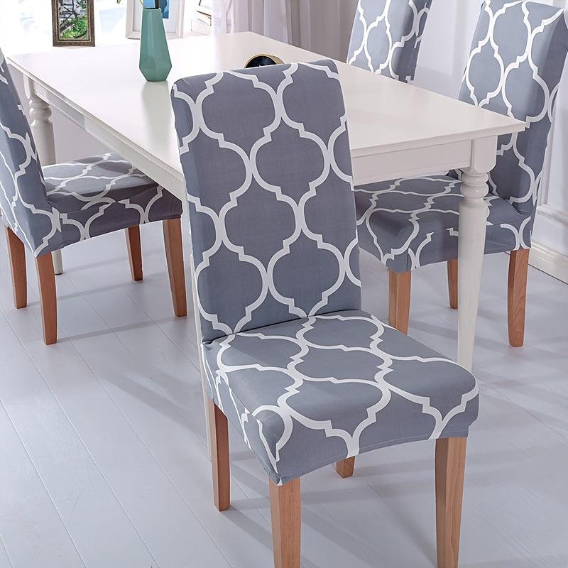 Stretch Chair Cover For Dining Room Printed Stretch Dining Chair Sofa Cover