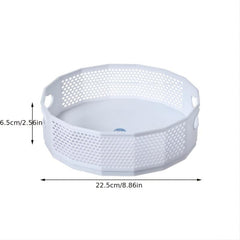 Rotating Kitchen Spice Rack Seasoning Bottle Tray Organizer
