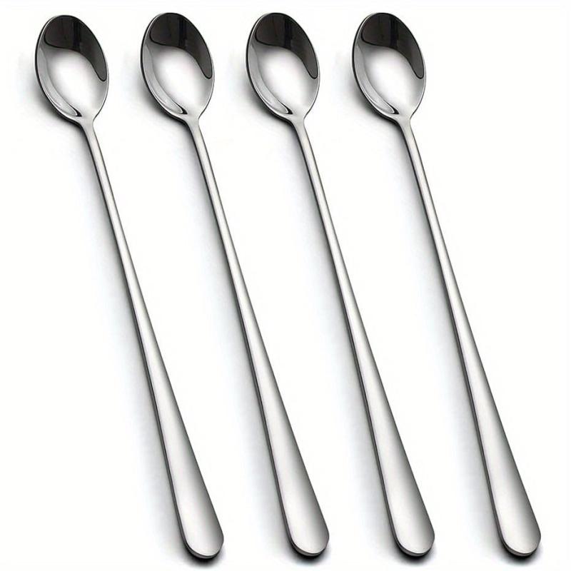 Long Handle Spoon Coffee Stirrers Ice Tea Spoon 18 10 Stainless Steel