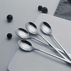 Long Handle Spoon Coffee Stirrers Ice Tea Spoon 18 10 Stainless Steel