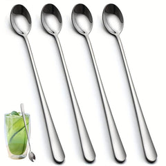 Long Handle Spoon Coffee Stirrers Ice Tea Spoon 18 10 Stainless Steel