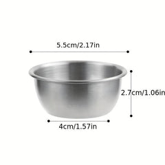 4pcs Stainless Steel Sauce Cup for Sushi & Steak
