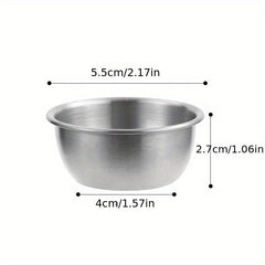 4pcs Stainless Steel Sauce Cup for Sushi & Steak