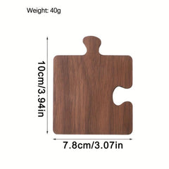 Vintage Walnut Trivet Mat Wooden Coaster for Drinks Beer Coffee Tabletop Protect