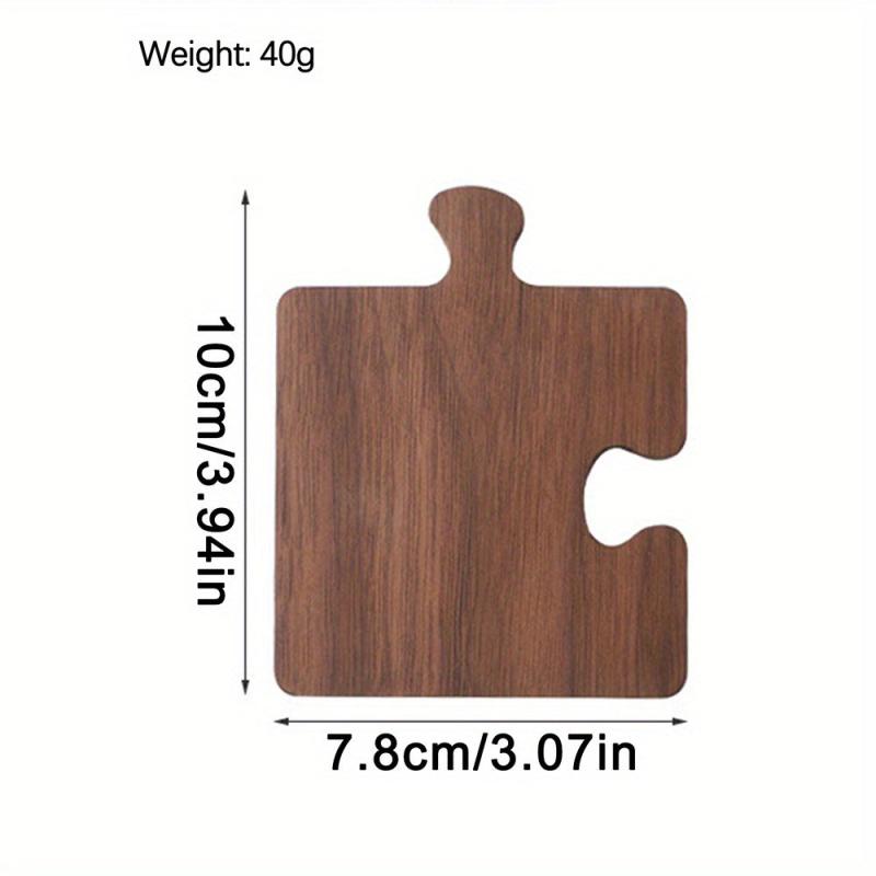 Vintage Walnut Trivet Mat Wooden Coaster for Drinks Beer Coffee Tabletop Protect