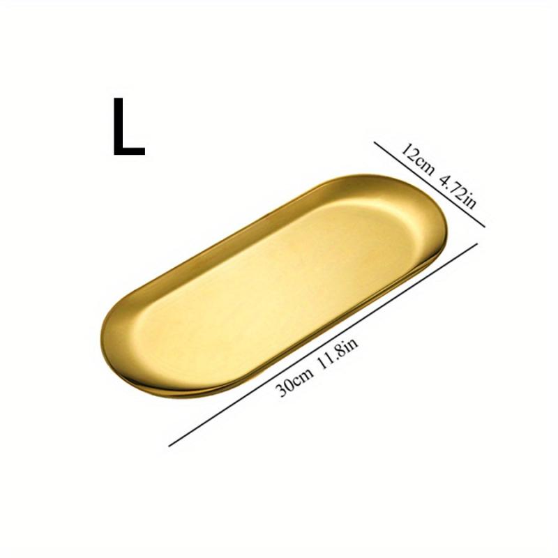 Stainless Steel Oval Tray for Desserts and French Fries