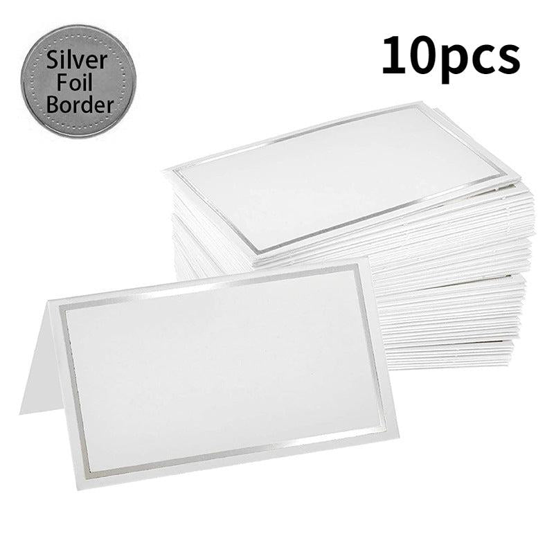 10pcs Tent Place Cards for Weddings Holidays and Parties