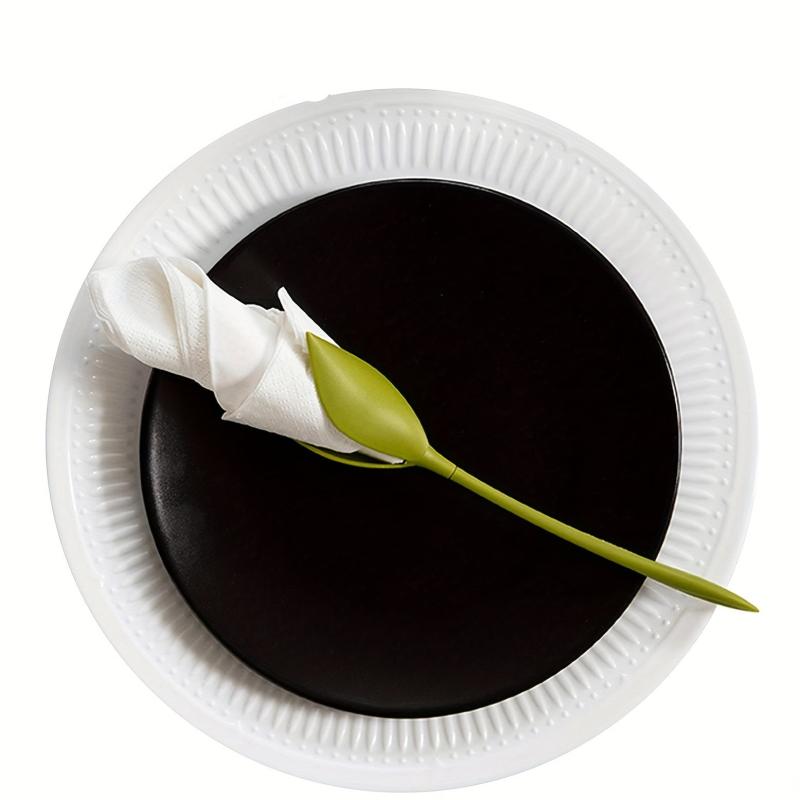 5pcs Flower Napkin Holder Table Decoration for Gatherings and Parties
