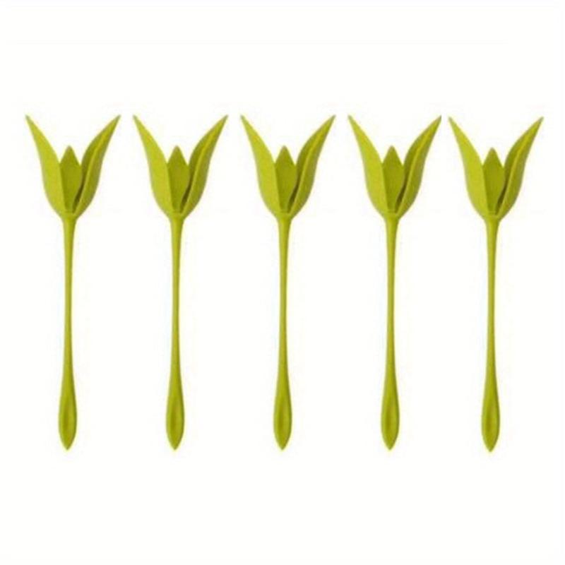 5pcs Flower Napkin Holder Table Decoration for Gatherings and Parties