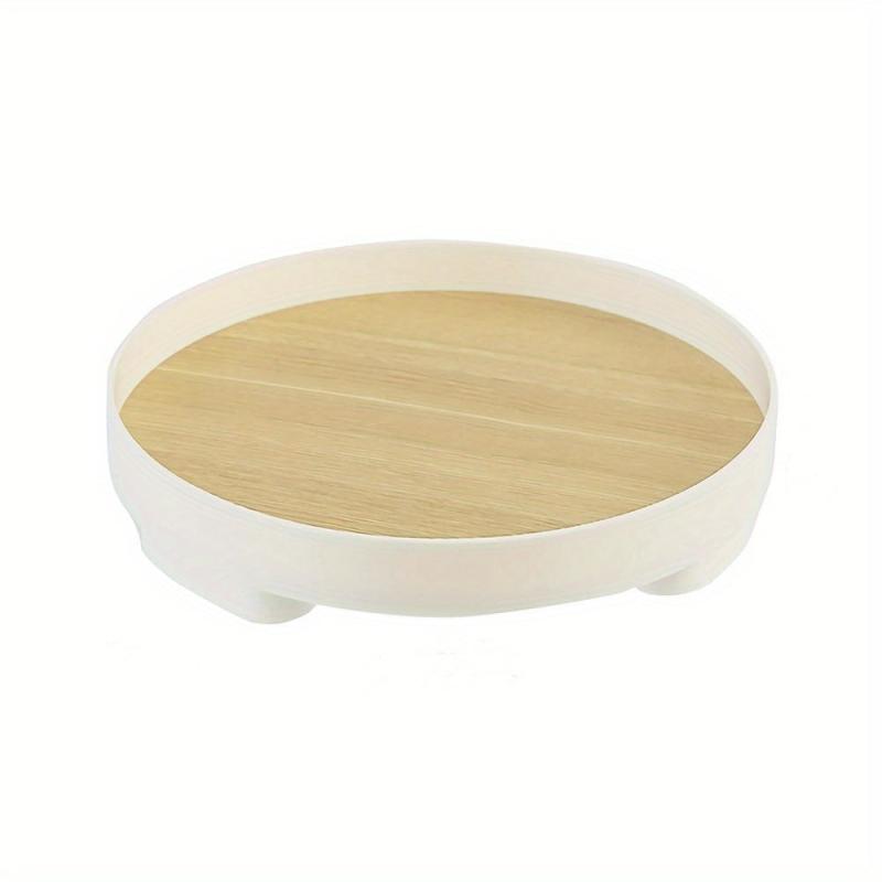 Turntable Organizer Spice Spinner Rotating Seasoning Rack Holder Storage Box