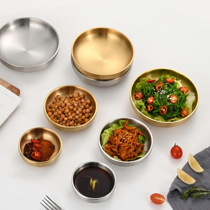 304 Stainless Steel Double Layered Soup Bowl for Dinner and Soup