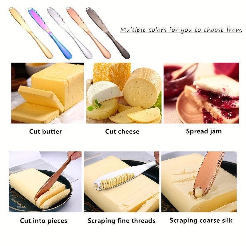 Stainless Steel Butter Spatula for Shredding Fruits Veggies Butter Cheese