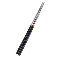 10Pairs Stainless Steel Reusable Anti skid Chopsticks