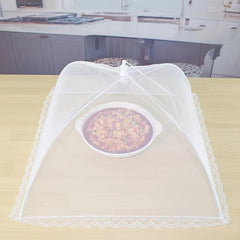 Reusable Collapsible Food Cover Mesh Tent Umbrella Outdoor Parties Picnics BBQs