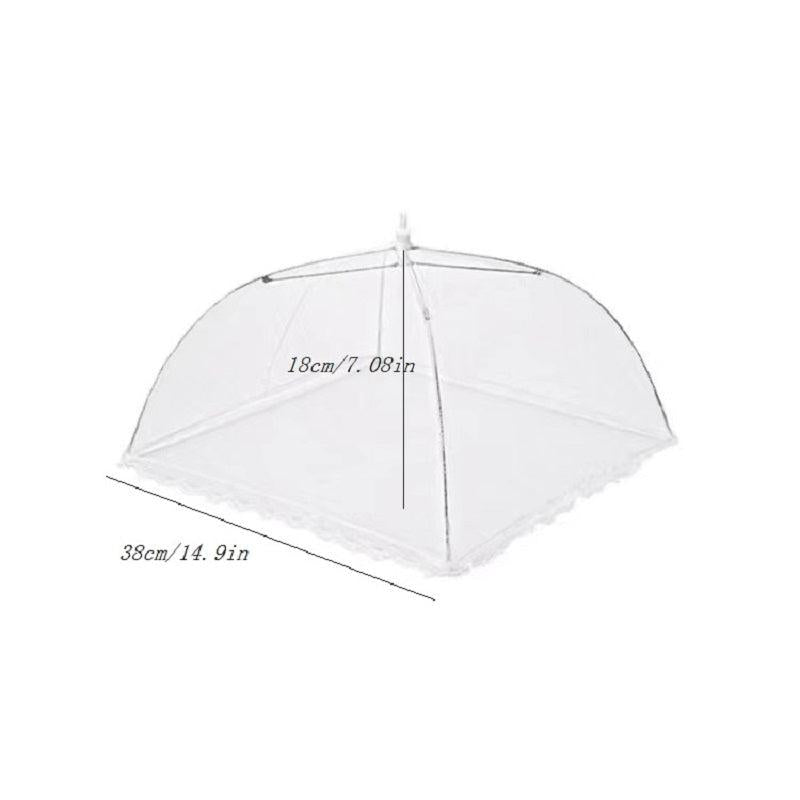 Reusable Collapsible Food Cover Mesh Tent Umbrella Outdoor Parties Picnics BBQs