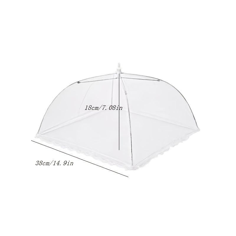Reusable Collapsible Food Cover Mesh Tent Umbrella Outdoor Parties Picnics BBQs