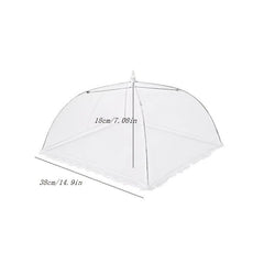 Reusable Collapsible Food Cover Mesh Tent Umbrella Outdoor Parties Picnics BBQs