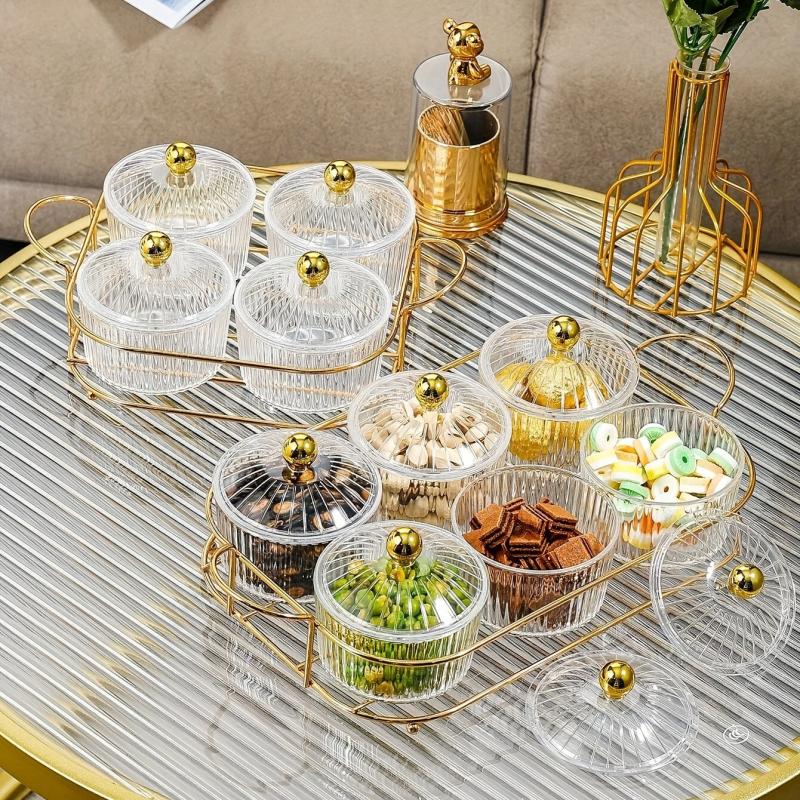 Creative Nut Jar with Lid Transparent Snack Box for Dried Fruit and Nuts