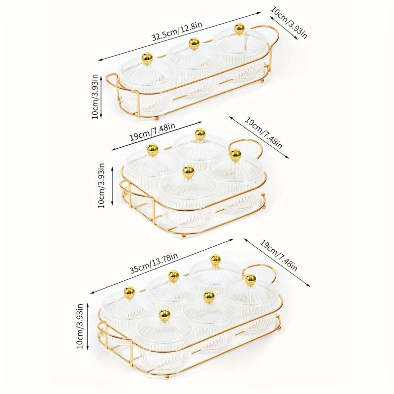 Creative Nut Jar with Lid Transparent Snack Box for Dried Fruit and Nuts
