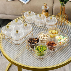 Creative Nut Jar with Lid Transparent Snack Box for Dried Fruit and Nuts