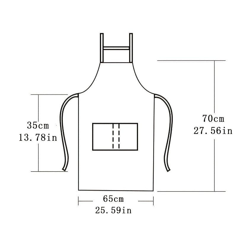 Chinese Style Cooking Apron Linen Canvas Apron Kitchen Apron