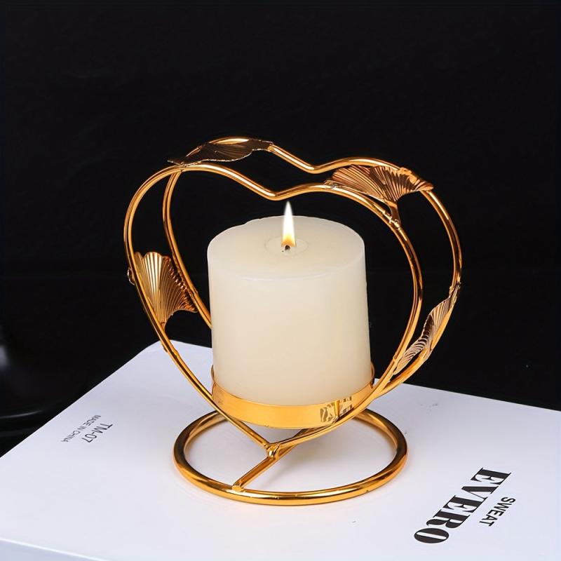 Nordic Iron Candle Holder for Living Room Decor