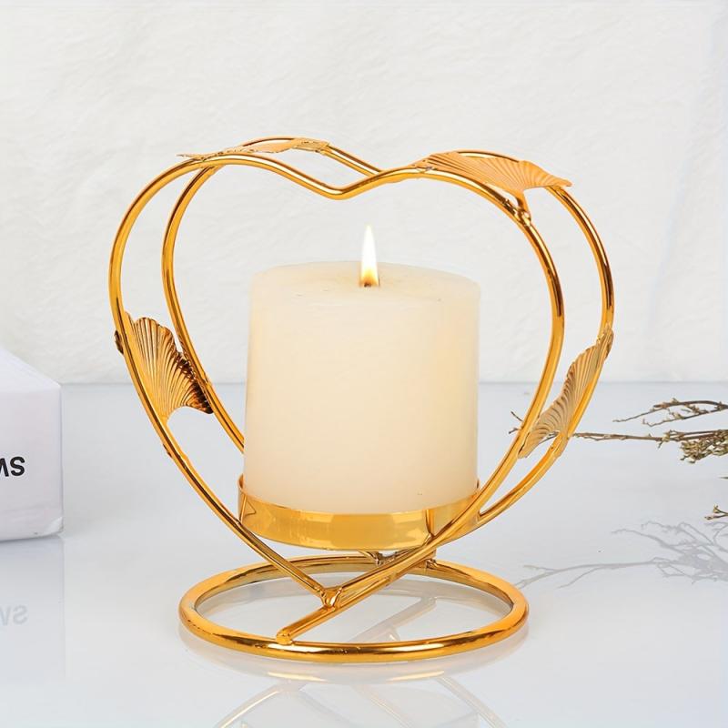 Nordic Iron Candle Holder for Living Room Decor
