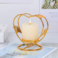 Nordic Iron Candle Holder for Living Room Decor