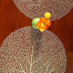 Tree Shaped Placemat for Dining Table Durable PVC Material
