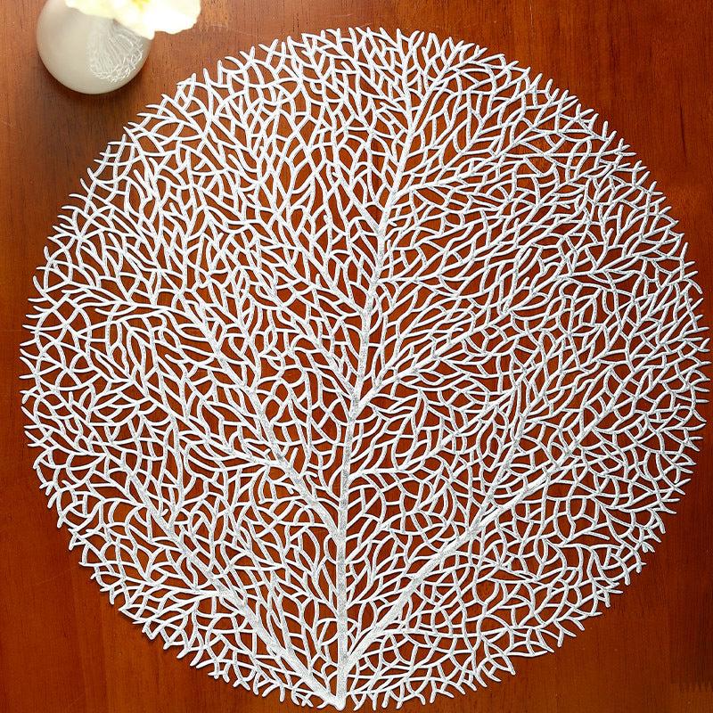 Tree Shaped Placemat for Dining Table Durable PVC Material