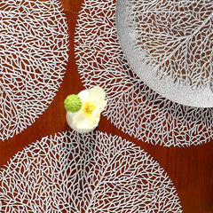 Tree Shaped Placemat for Dining Table Durable PVC Material
