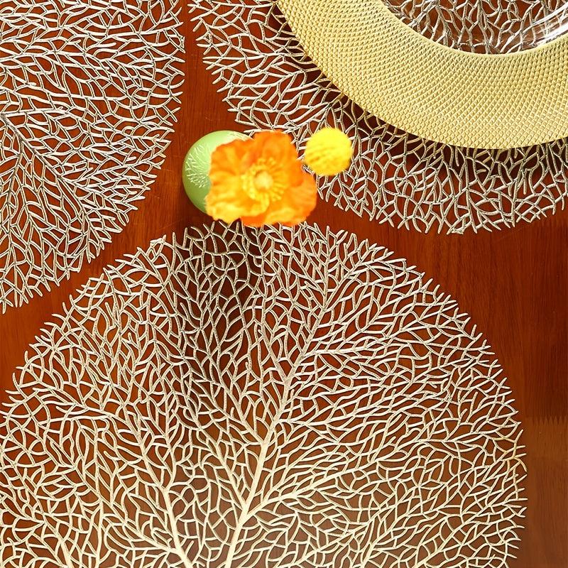 Tree Shaped Placemat for Dining Table Durable PVC Material